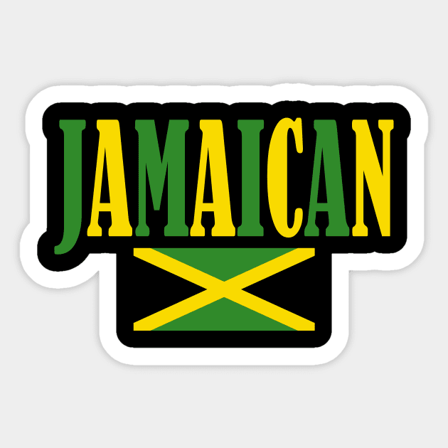 Jamaica, Jamaica Flag Sticker by alzo